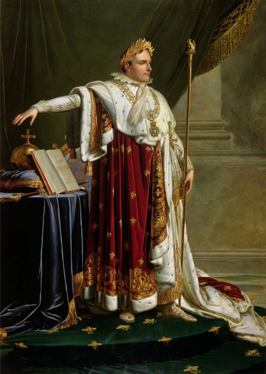 Napoleone I nelle sue vesti dell'incoronazione - Bowes Museum, Barnard Castle